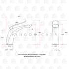 Torneira Para Banheiro Misturador Monocomando Baixa Corumbá P