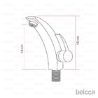 Torneira Para Banheiro Misturador Monocomando Baixa Rose De B