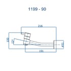 Torneira Para Banheiro Parede Eva Ouro Velho Fani