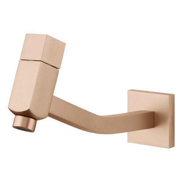 Torneira Para Banheiro Parede Hera Champanhe Fani