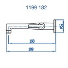 Torneira Para Banheiro Parede Jade Clássica Cromado Fani