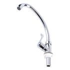 Torneira Para Cozinha Abs Modelo Anzol Alavanca C14 Cromada P