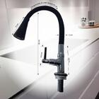 Torneira Para Cozinha Bancada Flexível Tubo Preto Conic 2 Jat