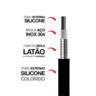 Torneira Para Cozinha Bancada Flexível Tubo Preto Conic 2 Jat