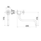 Torneira Para Cozinha Bica Móvel 1167 Supernova C21 1/2 S