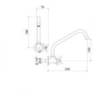 Torneira Para Cozinha Bica Móvel 1183 Tetra C24 Ba Meber
