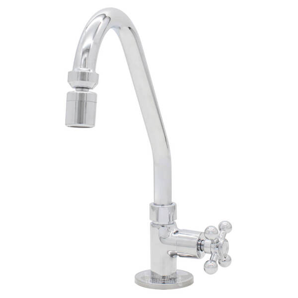 Torneira Para Cozinha Bica Móvel Mesa Cruzeta Redonda 3515