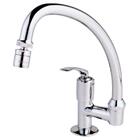 Torneira Para Cozinha De Mesa Bica Alta Pratika Cromada Tigre