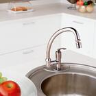 Torneira Para Cozinha De Mesa Bica Alta Pratika Cromada Tigre