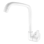 Torneira Para Cozinha De Parede Bica Móvel 1168 F61 Branca Lo