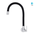 Torneira para Cozinha de Parede Galiflex Preta Docol