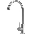 Torneira Para Cozinha Em Aço Inox Escovado Aporé - Prata