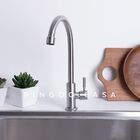 Torneira Para Cozinha Em Aço Inox Escovado Aporé - Prata