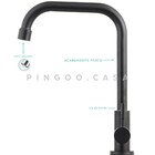 Torneira Para Cozinha Em Aço Inox Escovado Tinguá Pingoo.casa