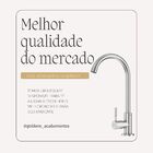 Torneira Para Cozinha Giro De 360° Cairo Aço Inox