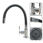 Torneira Para Cozinha Gourmet Flexivel Cromada De Bancada 391