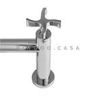 Torneira Para Cozinha Gourmet Misturador Duplo Comando Aço In