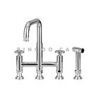 Torneira Para Cozinha Gourmet Misturador Extensível Duplo Com