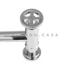 Torneira Para Cozinha Gourmet Misturador Extensível Duplo Com