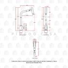 Torneira Para Cozinha Gourmet Misturador Monocomando Aço Inox