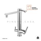 Torneira Para Cozinha Gourmet Misturador Monocomando Com Saíd