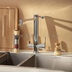 Torneira Para Cozinha Gourmet Misturador Monocomando Com Saíd