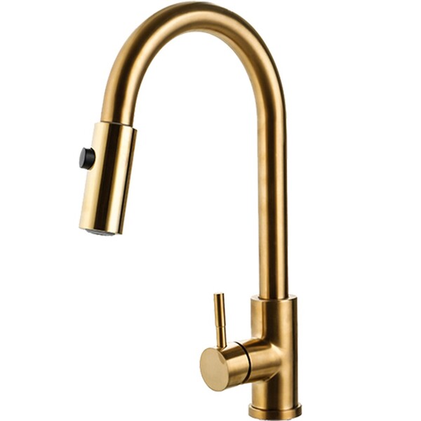 Torneira Para Cozinha Gourmet Misturador Monocomando Em Aço I