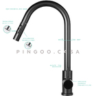 Torneira Para Cozinha Gourmet Misturador Monocomando Em Aço I