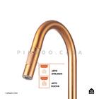 Torneira Para Cozinha Gourmet Misturador Monocomando Em Aço I