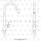 Torneira Para Cozinha Gourmet Misturador Monocomando Extensív