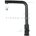 Torneira Para Cozinha Gourmet Misturador Monocomando Extensív