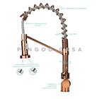 Torneira Para Cozinha Gourmet Misturador Monocomando Extensív