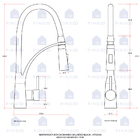 Torneira Para Cozinha Gourmet Misturador Monocomando Solimões