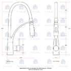 Torneira Para Cozinha Gourmet Misturador Monocomando Solimões