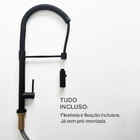 Torneira Para Cozinha Gourmet Monocomando Com 2 Jatos (jato +