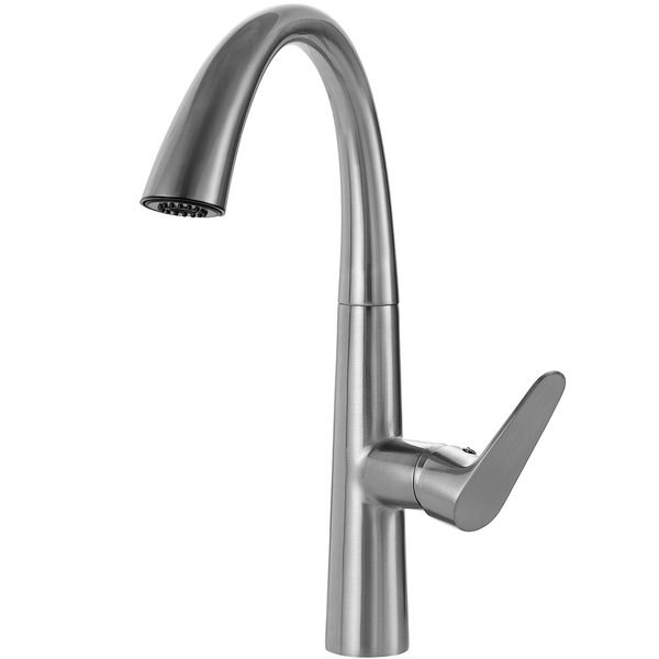 Torneira Para Cozinha Gourmet Monocomando Extensível Escovado