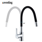 Torneira Para Cozinha Gourmet Monocomando Misturador Preta De