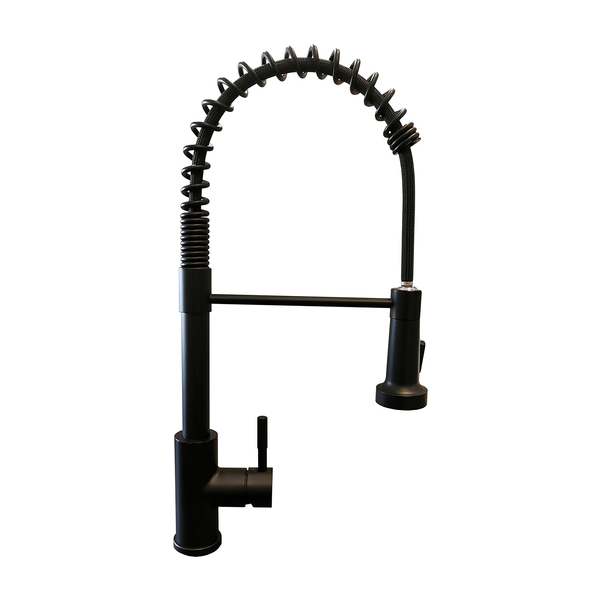 Torneira para Cozinha Gourmet Preta Fosca Misturador Monocoma