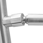 Torneira Para Cozinha Mesa Inox Escovado Com Bica Articulada