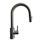 Torneira para Cozinha Misturador Monocomando Cinza Grafite RT