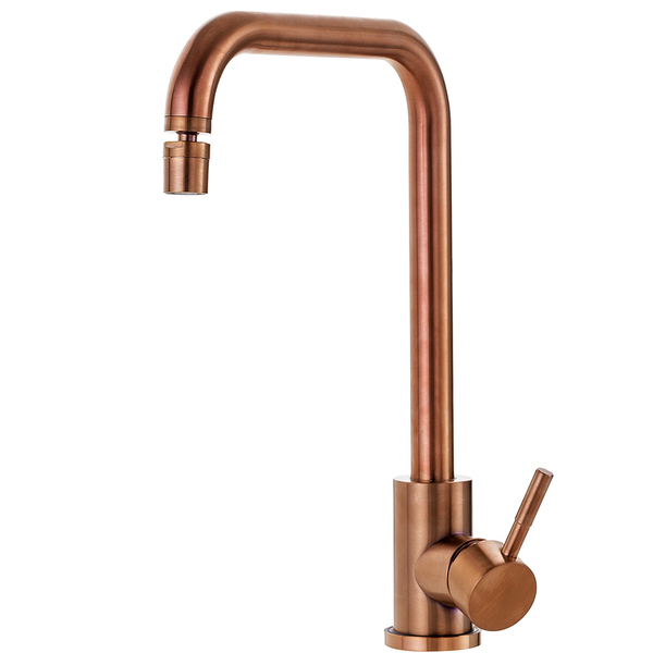 Torneira Para Cozinha Misturador Monocomando Em Aço Inox Esco