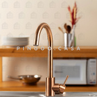 Torneira Para Cozinha Misturador Monocomando Em Aço Inox Esco