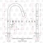 Torneira Para Cozinha Misturador Monocomando Pauini Pingoo.ca