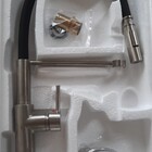 Torneira Para Cozinha Monocomando Gourmet Aço Escovado Silico