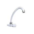 Torneira Para Cozinha Parede Bica Movél Branca C50