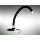 Torneira Para Cozinha Parede Bica Movél Preta 1/4 De Volta C50