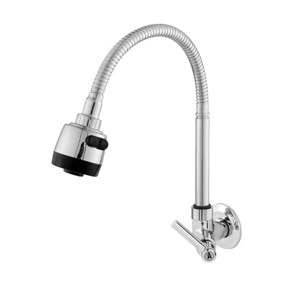 Torneira Para Cozinha Parede C43 Gourmet Sistema 1/4 Volta Ág