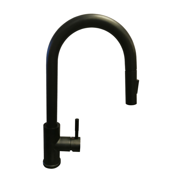 Torneira Para Cozinha Preta Fosca Misturador Monocomando Rtc