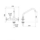 Torneira Para Cozinha Saída Para Filtro 1177 C24 1/4v Meber