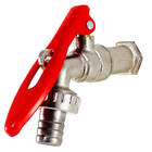 Torneira Para Jardim De Esfera 1/4 Volta Com Porta Cadeado 99